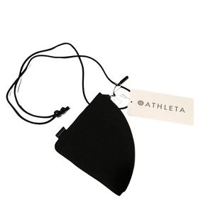 Athleta Face Mask Carrier Gym Wallet Pouch NWT